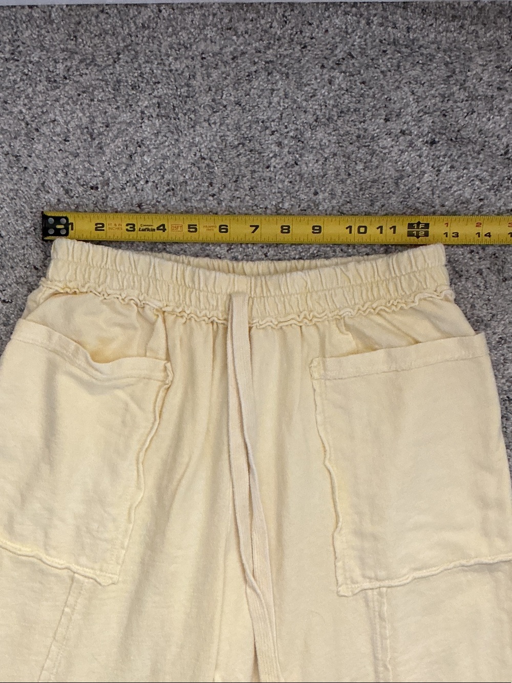 J. Her Wide-Leg Pants ~ Light Yellow - Picture 4 of 8